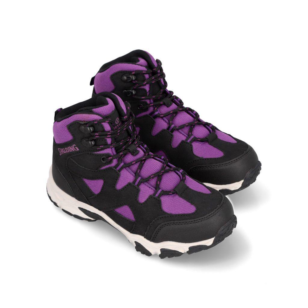 Zapatillas Outdoor Junior Camp Negro Purpura Spalding-3