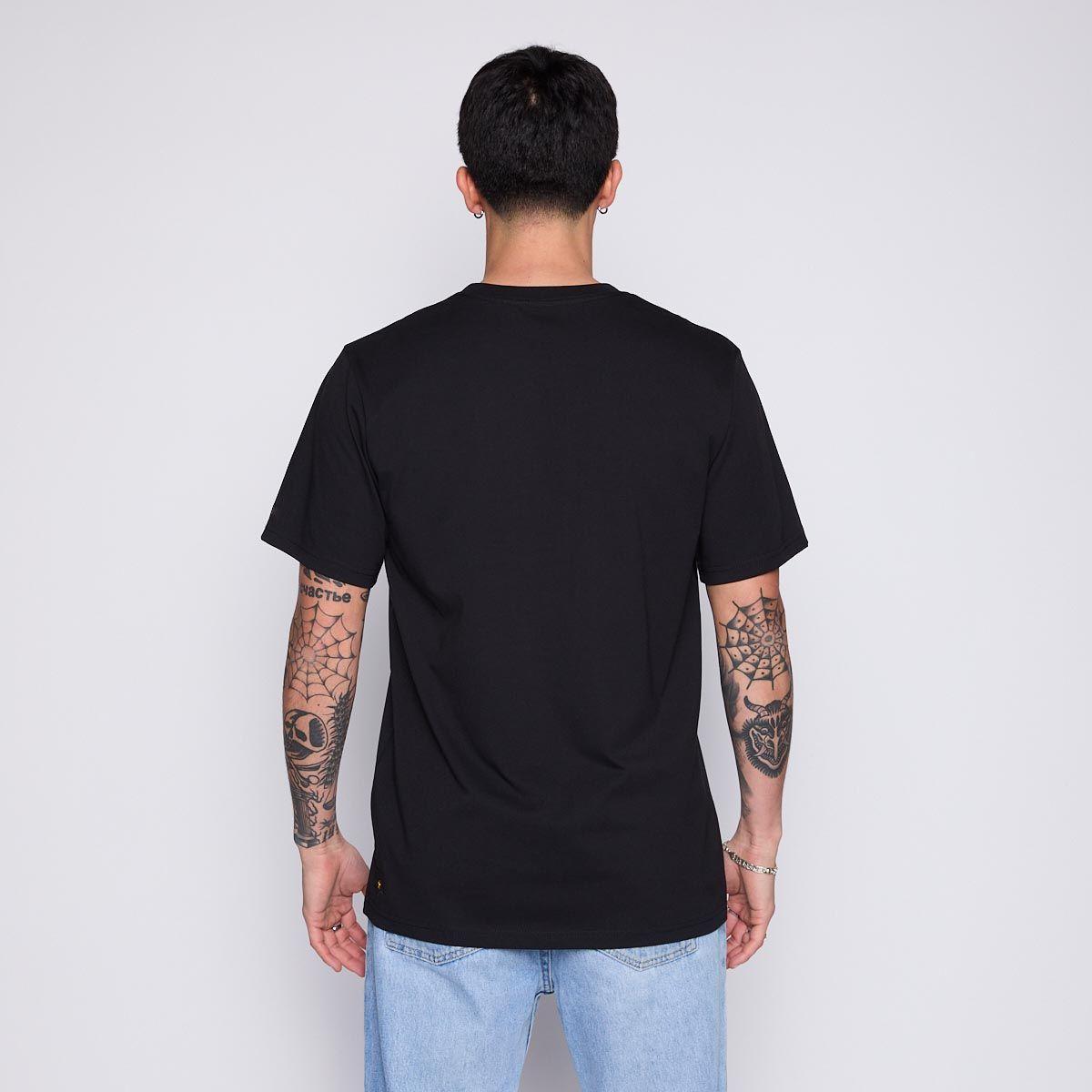Polera Colo Colo Urbano Hombre Cacique Negro Gris-1