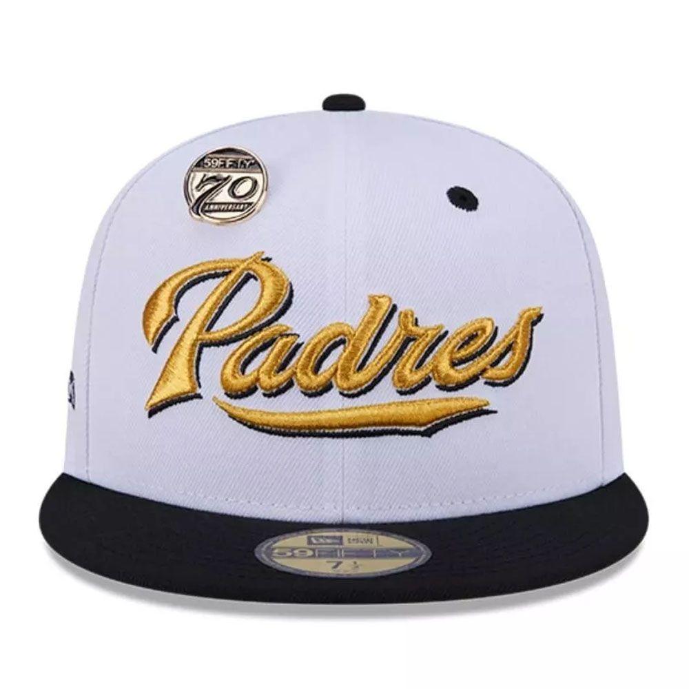 Gorra New Era 59FIFTY San Diego Padres MLB 59FIFTY Day White – Original-0