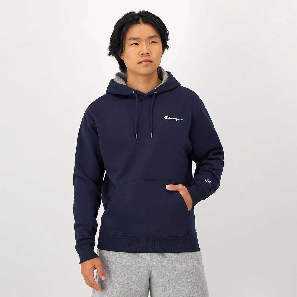 Poleron Hombre Champion Hoodie Powerblend Graphic Azul-0