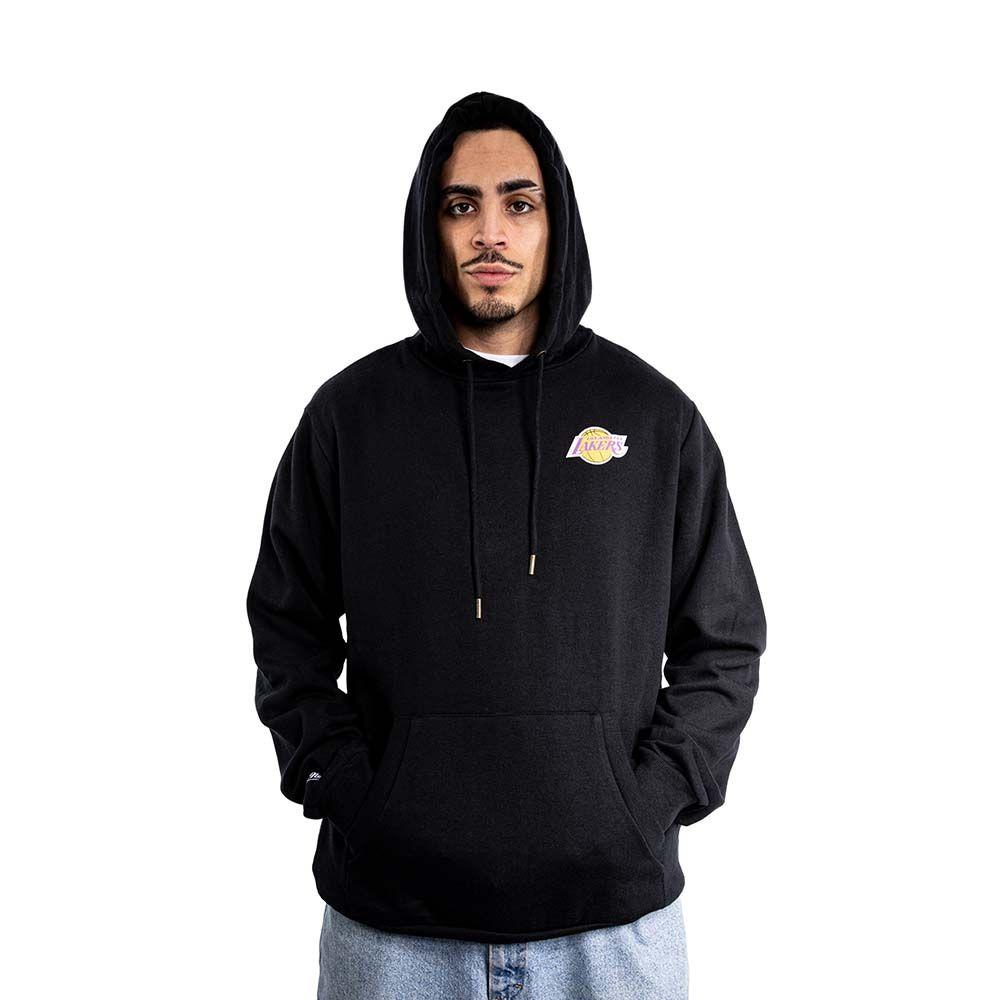 Polerón Hoodie Angeles Lakers Blk Mitchell And Ness-0