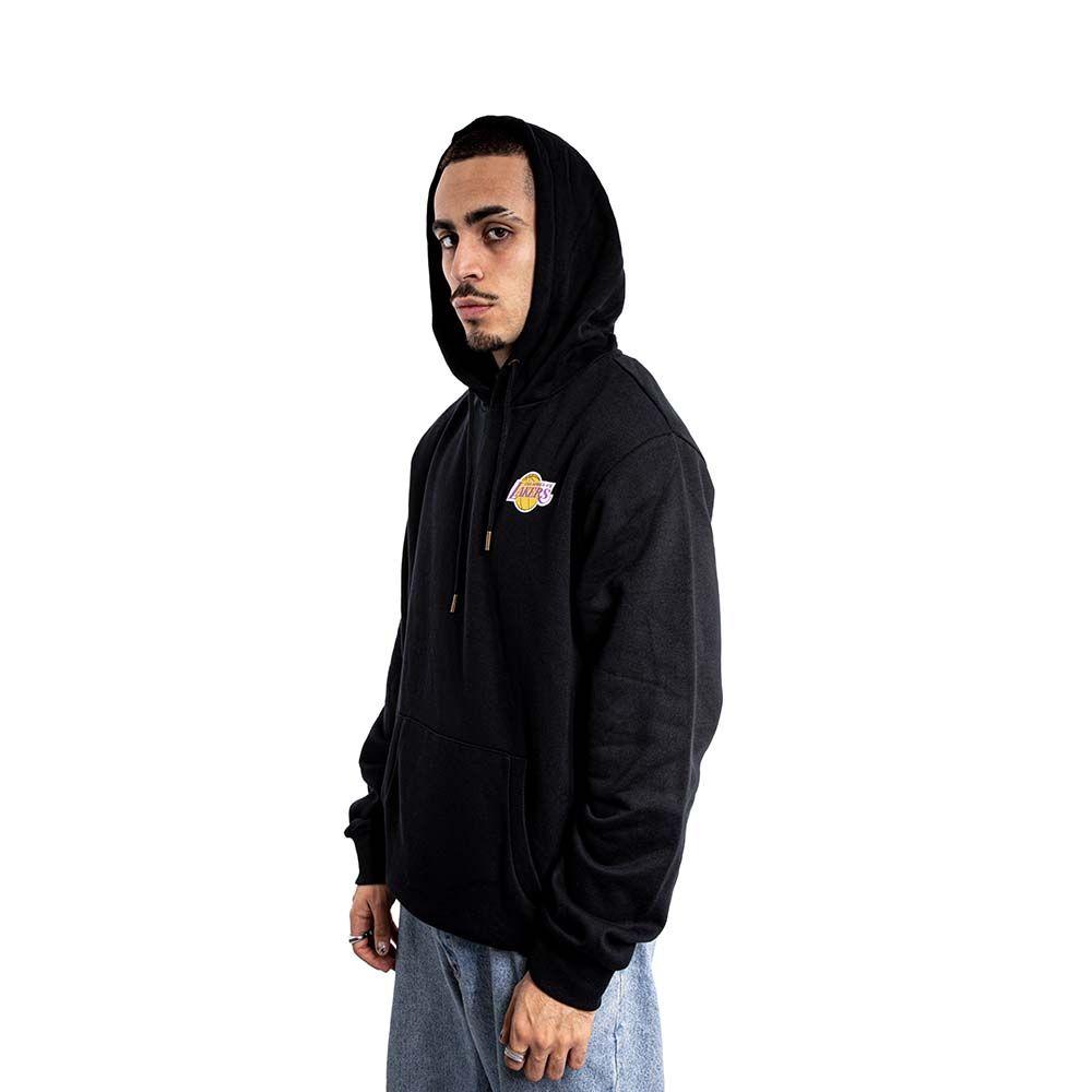Polerón Hoodie Angeles Lakers Blk Mitchell And Ness-1