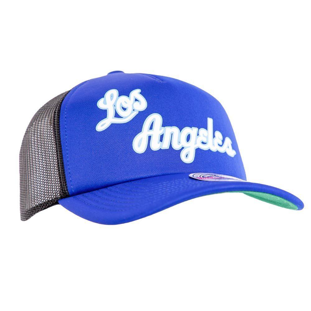 Gorro Trucker Angeles Lakers Azul Mitchell and Ness-1