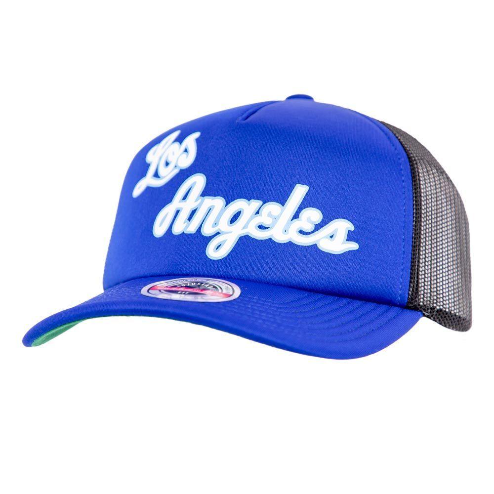 Gorro Trucker Angeles Lakers Azul Mitchell and Ness-2