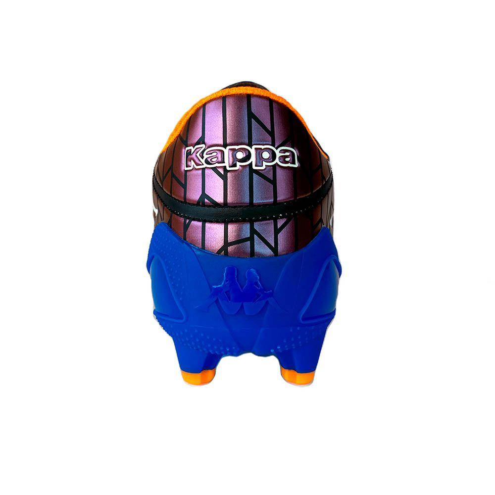 Zapatilla Fútbol Hombre Kappa Kombat FG Negro Azul-3