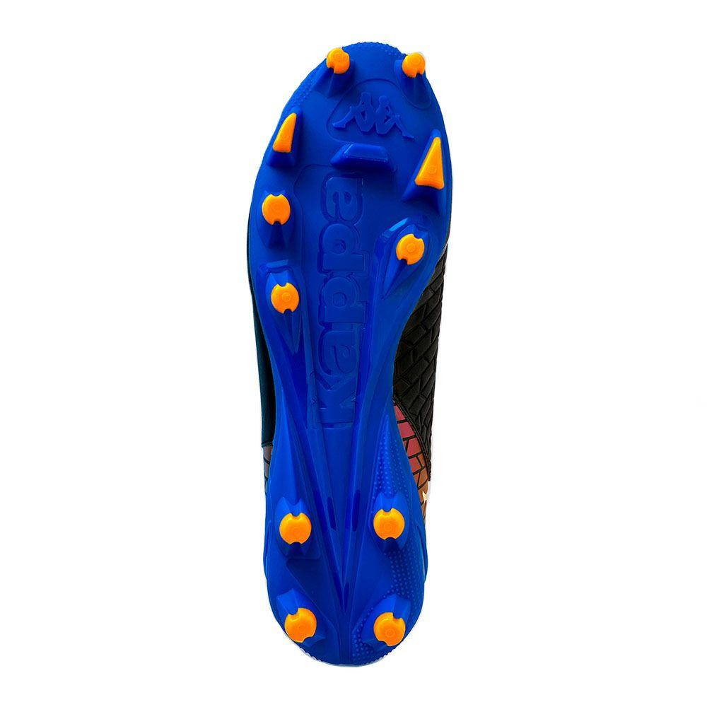 Zapatilla Fútbol Hombre Kappa Kombat FG Negro Azul-5