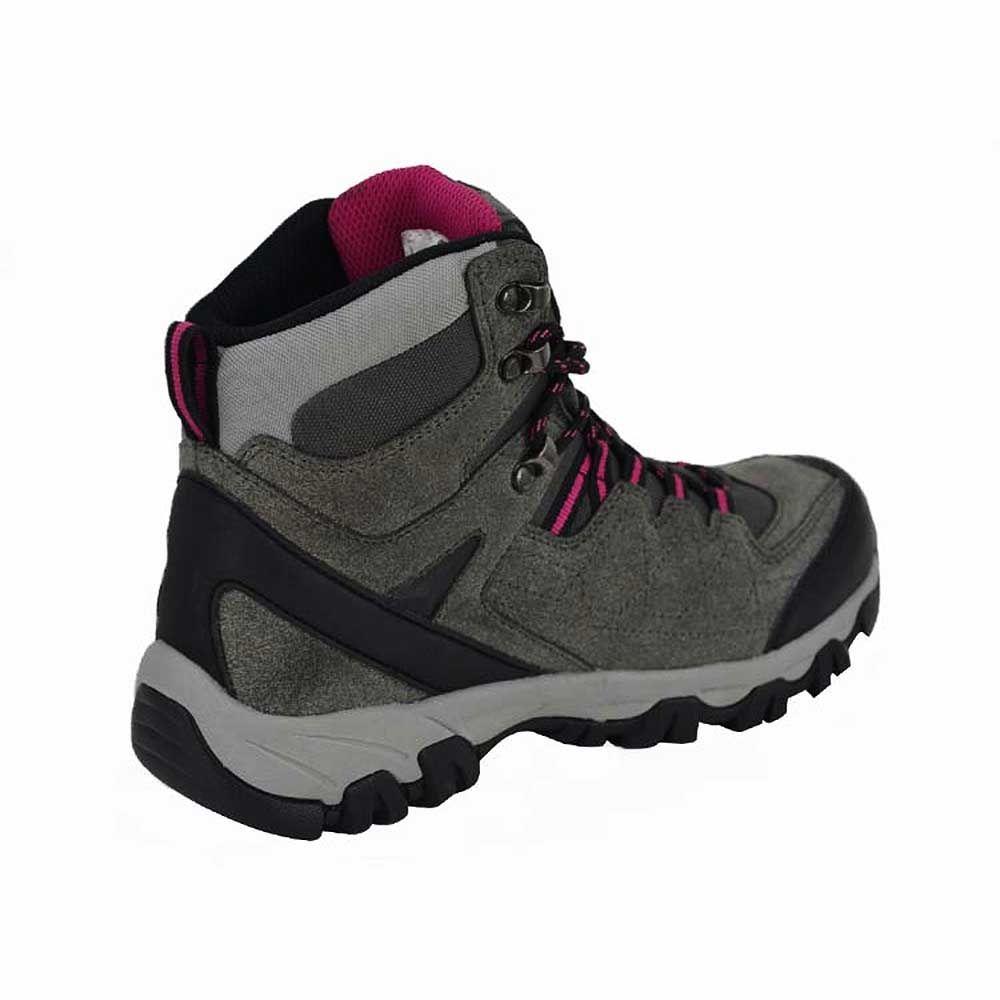 Zapatilla Botín Waterproof Mujer Outdoor ZFW4345 Gris Rosa Spalding-2