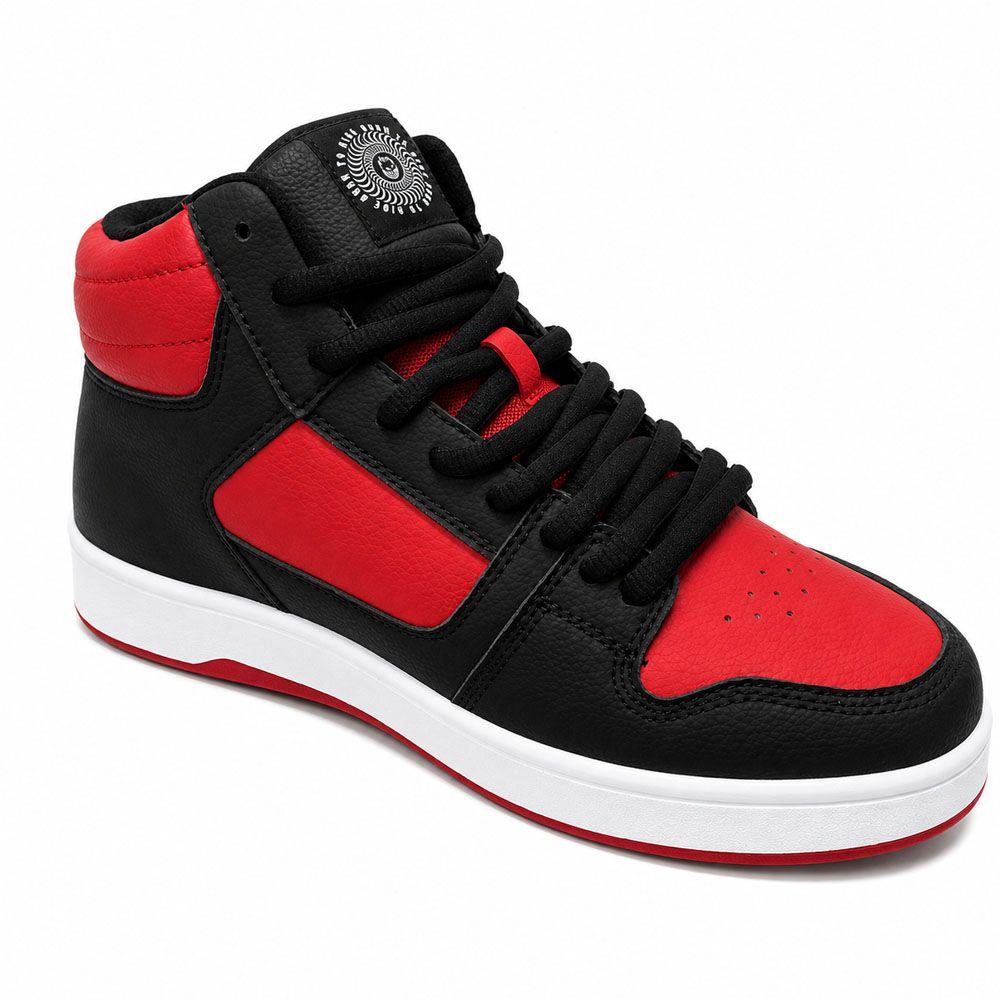 Zapatillas Urbanas Hombre Spitfire High Top New Season Rojo Negro-3