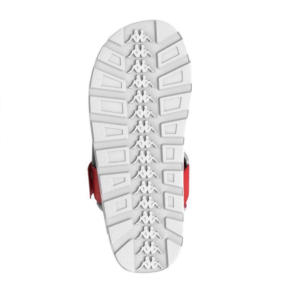 Sandalias Unisex Kappa Authentic Mitel Negro Amarillo Rojo-2