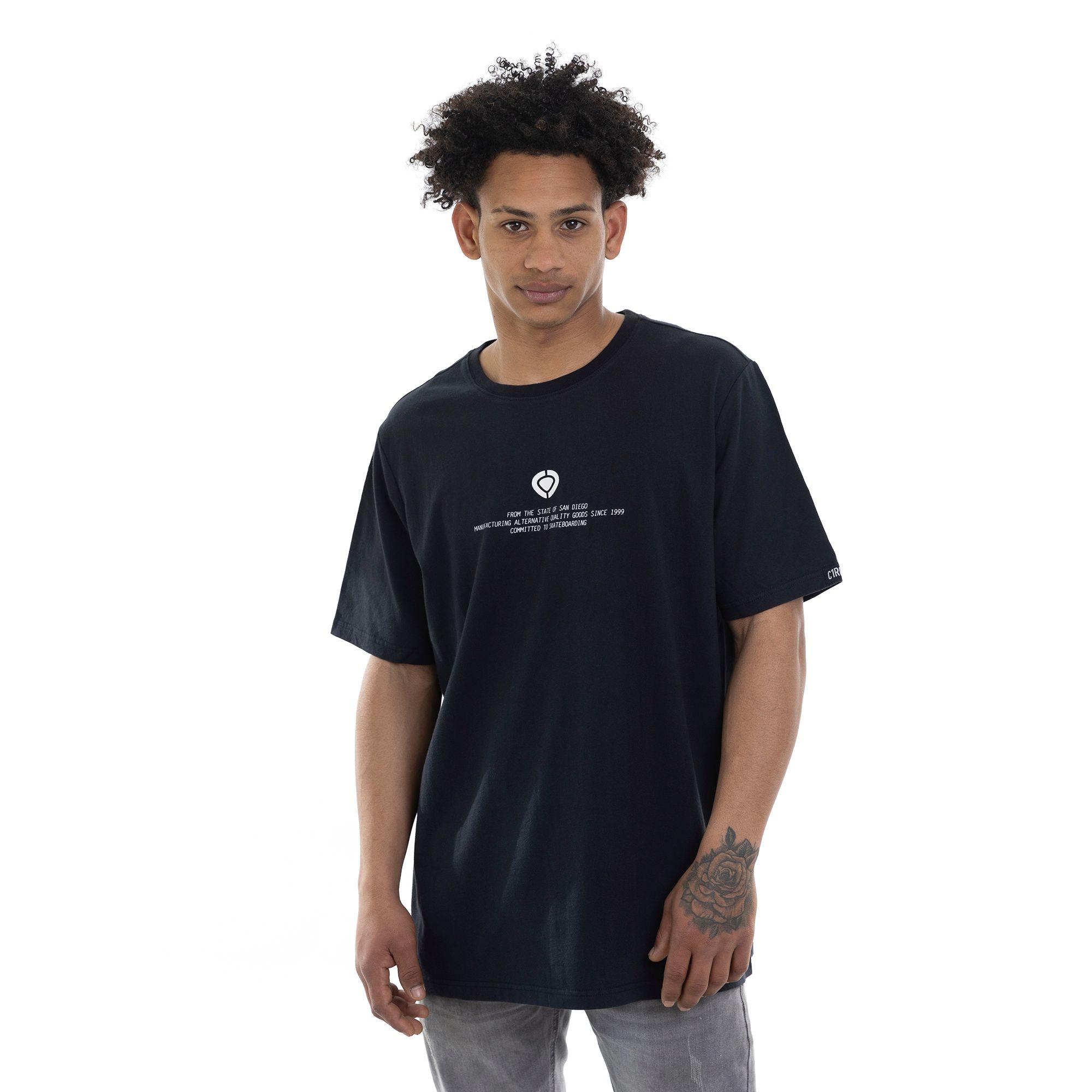 Polera C1RCA Lock Tee Algodón Negro-2