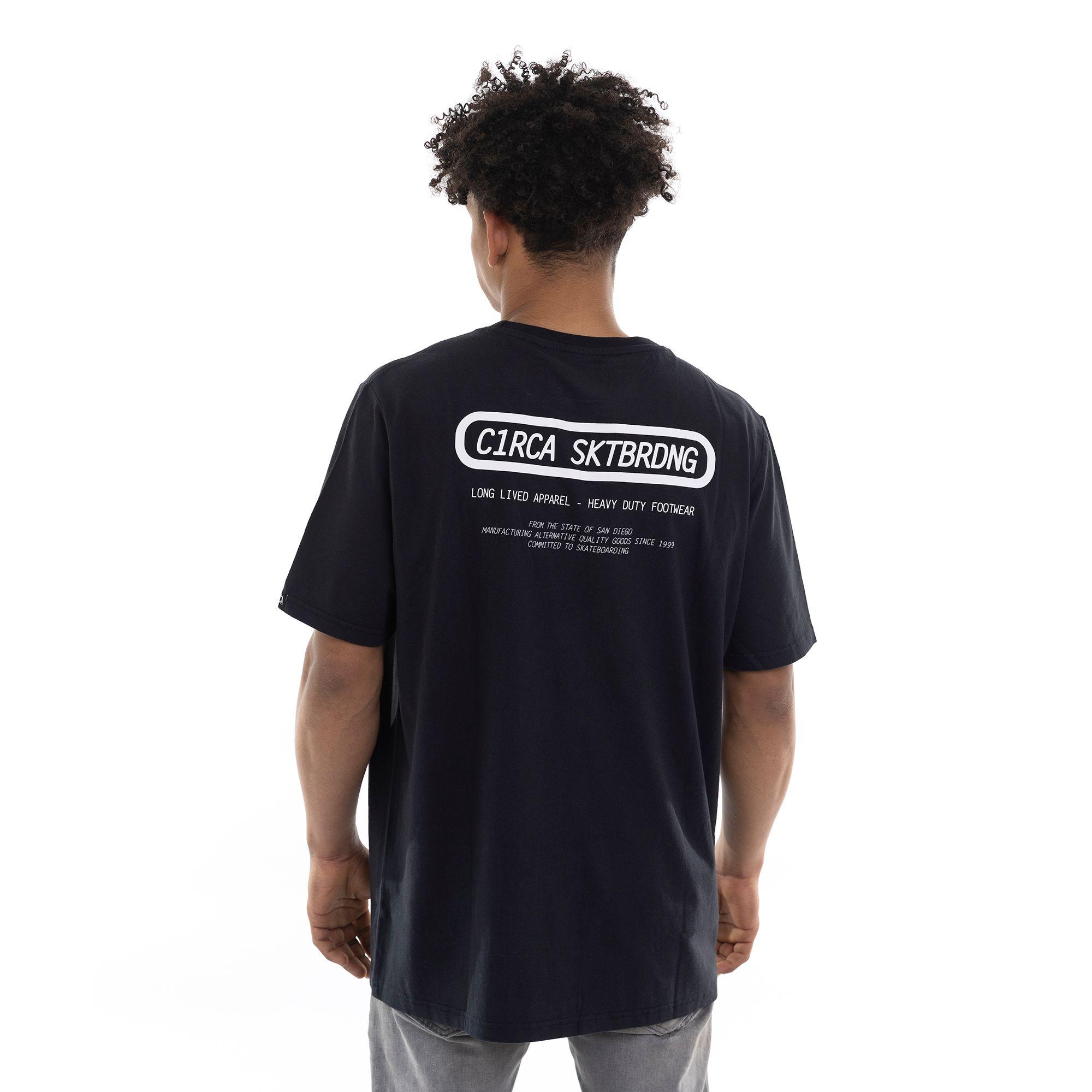 Polera C1RCA Lock Tee Algodón Negro-4