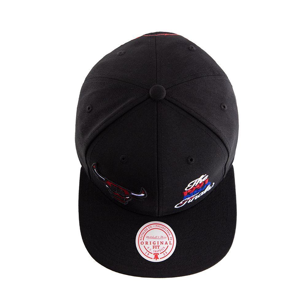 Gorro Chicago Bulls Finals 1991 Negro Mitchell and Ness-4