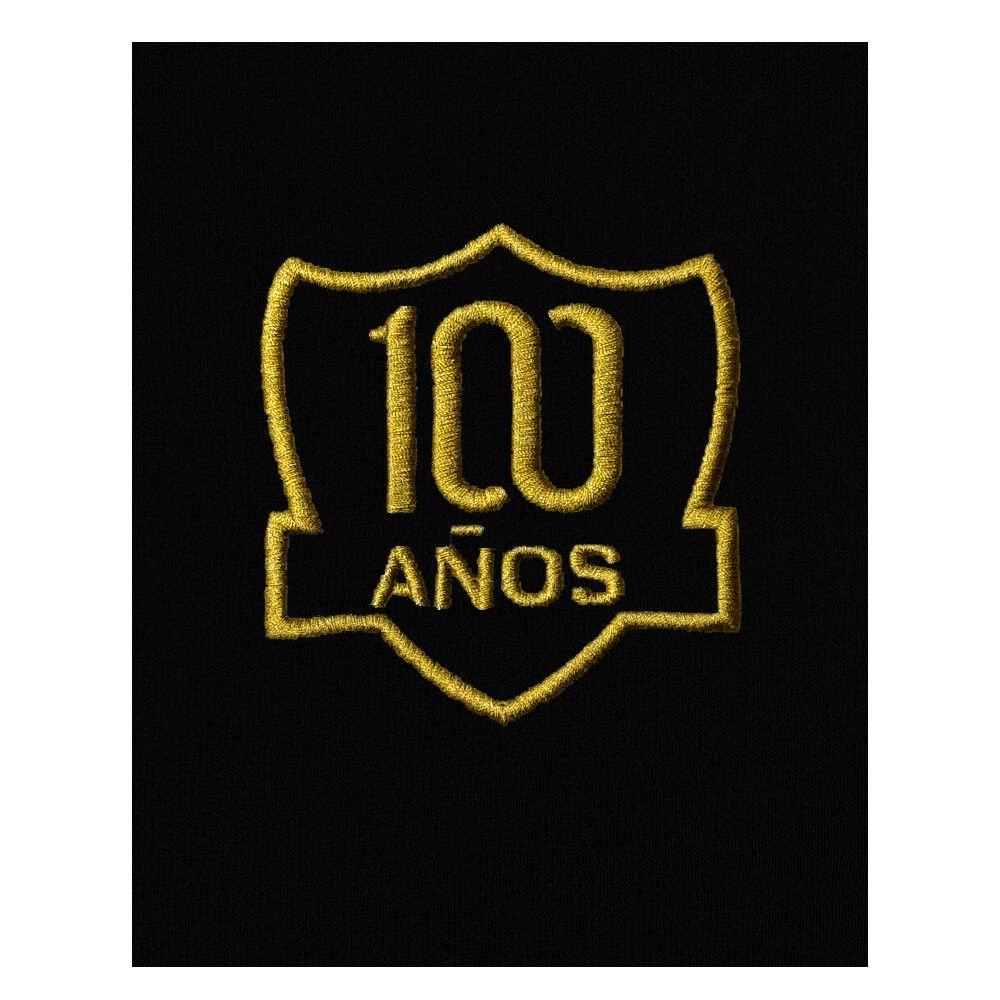 Polerón Colo Colo Urbano Full Zipper Block Color Negro Blanco-3