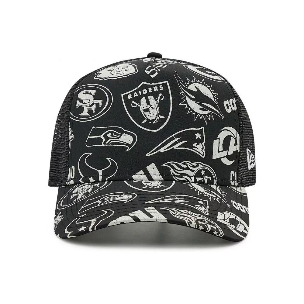 Jockey Gorro Trucker Escudos NFL Negro New Era-0