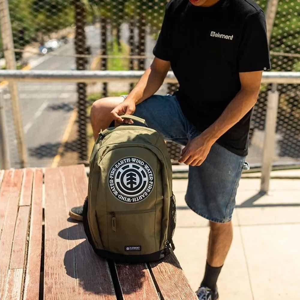 Mochila Escolar Element Nohave Green 30L-3