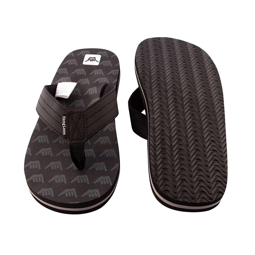 Sandalia Hombre Multi-Icon Negro Hang Loose-4