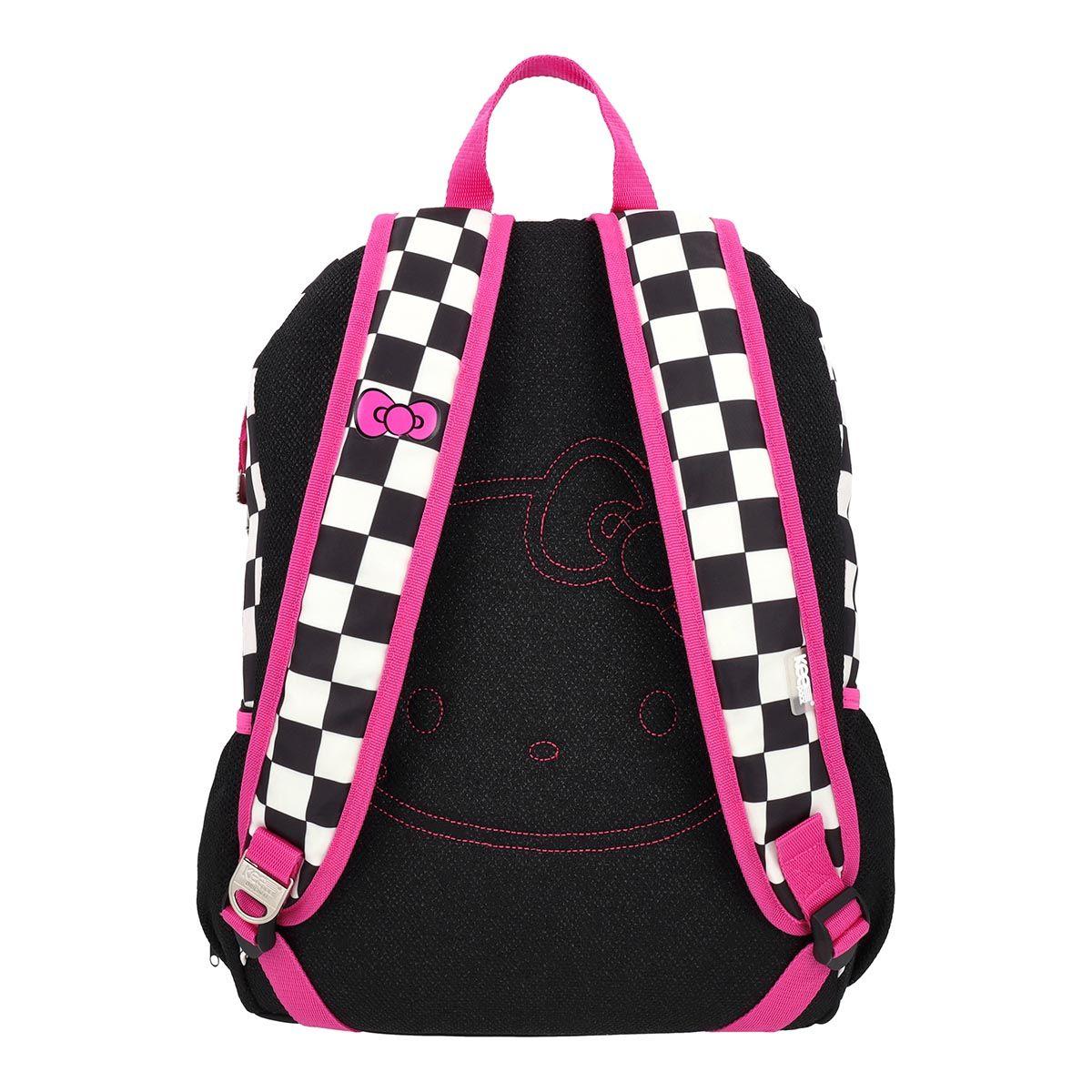 Mochila Hello Kitty Juvenil White Dots Rosa 17L-4