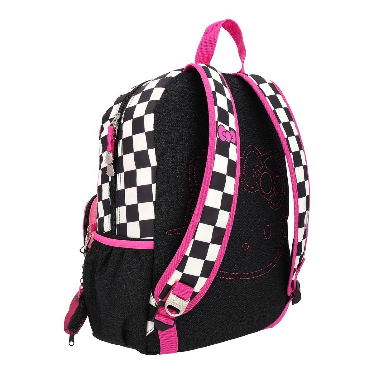 Mochila Hello Kitty Juvenil White Dots Rosa 17L-5