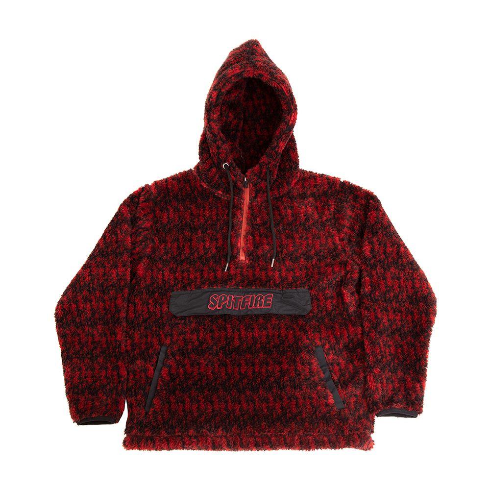 Polerón Sherpa Juvenil 360 Half Zipper Burdeo Spitfire-0