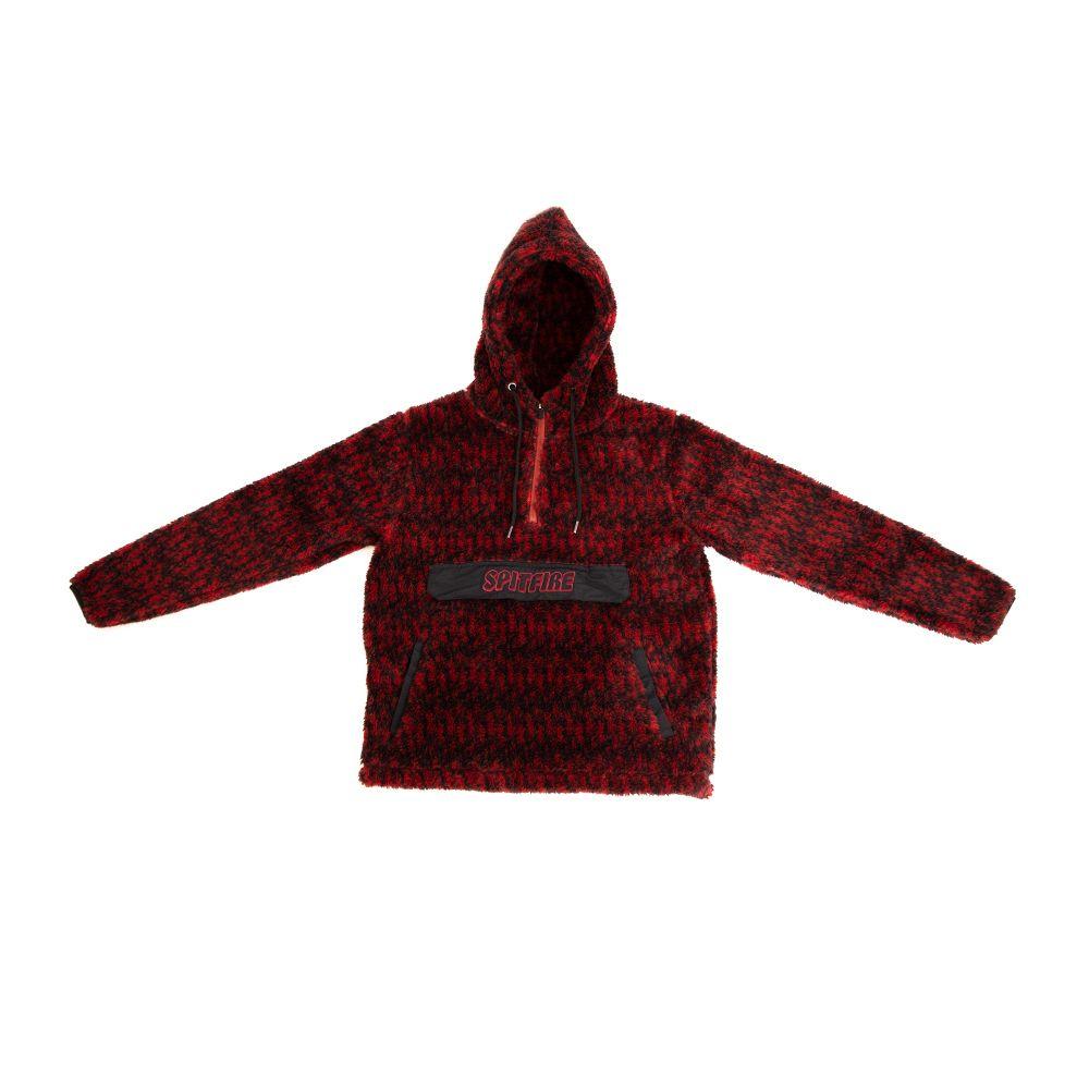 Polerón Sherpa Juvenil 360 Half Zipper Burdeo Spitfire-2