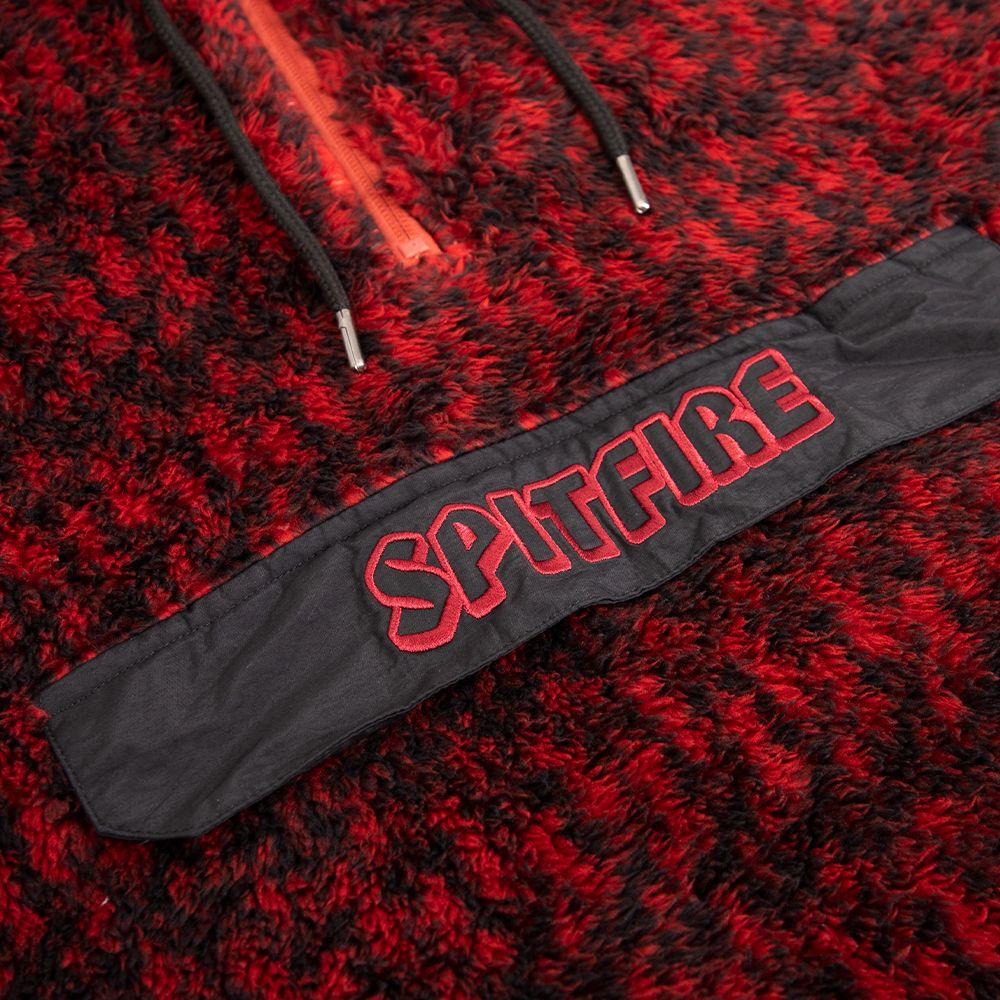 Polerón Sherpa Juvenil 360 Half Zipper Burdeo Spitfire-3