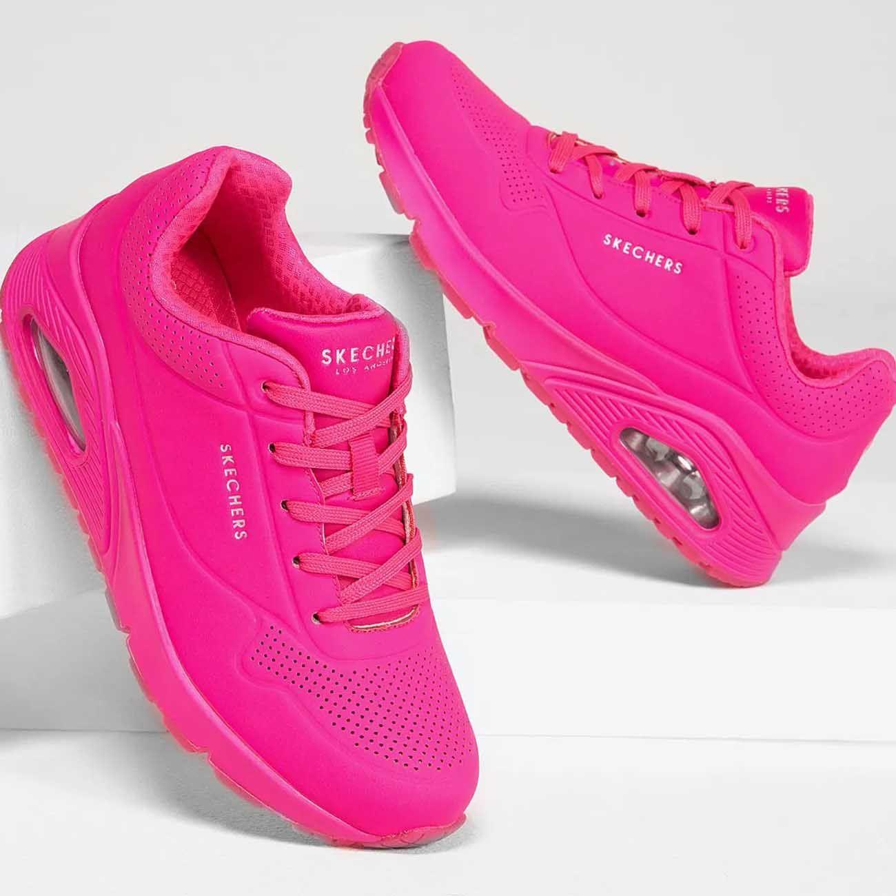 Zapatillas Urbanas Skechers Mujer Uno - Night Shades 73667-Htpk-4