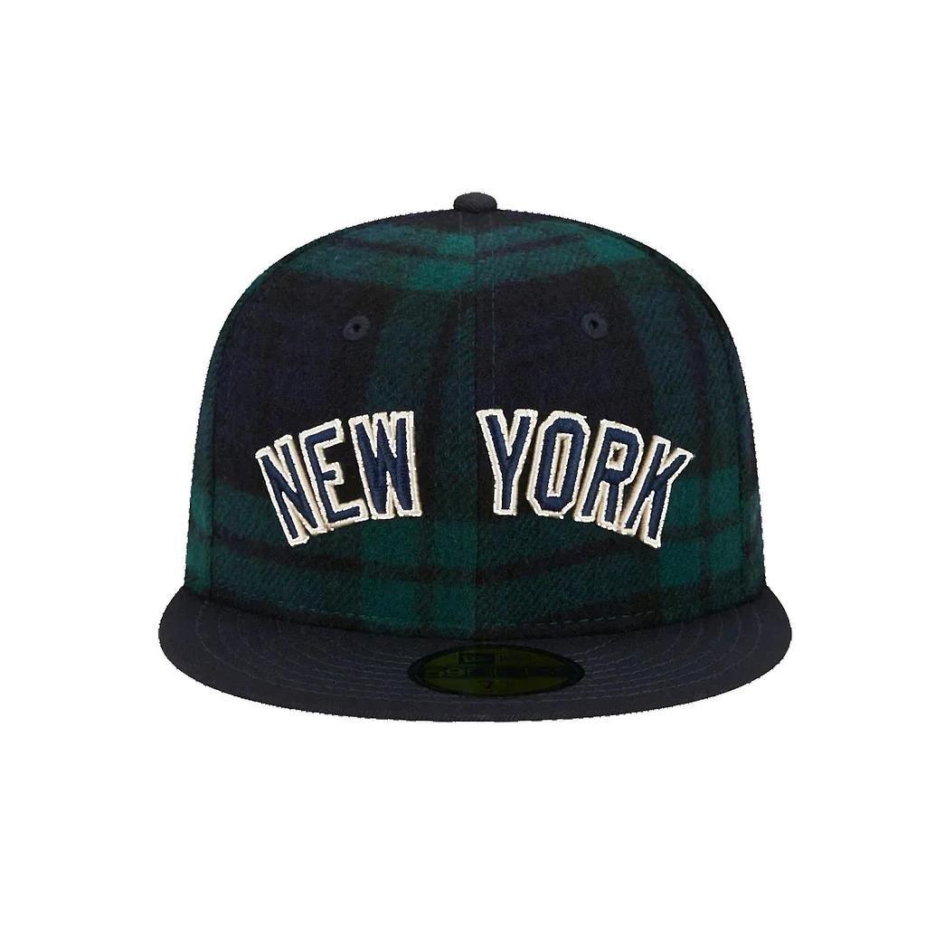 Jockey Gorra New Era 59FIFTY Yankees Cuadros Verde/Azul-0