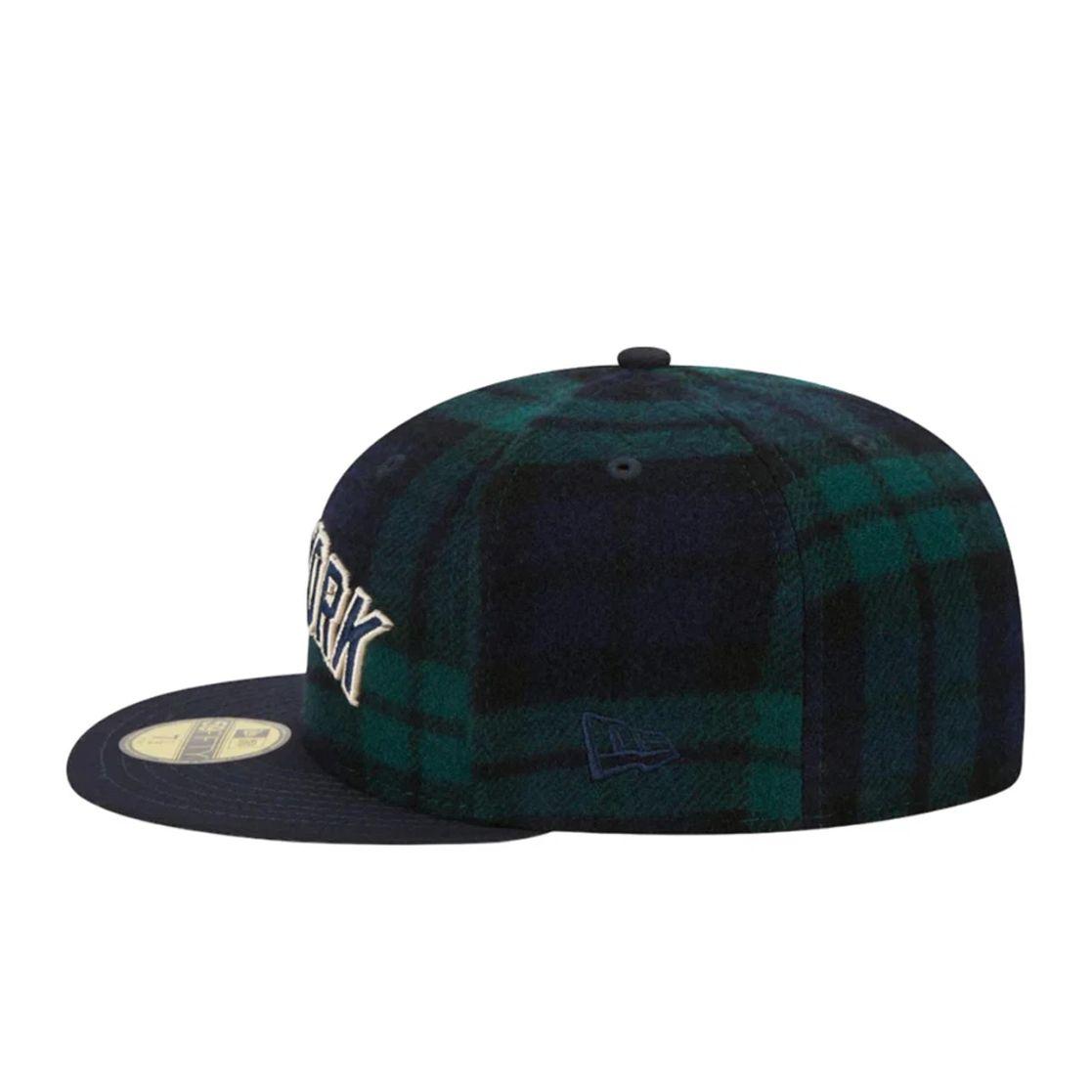 Jockey Gorra New Era 59FIFTY Yankees Cuadros Verde/Azul-2
