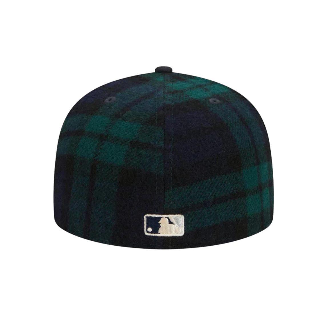 Jockey Gorra New Era 59FIFTY Yankees Cuadros Verde/Azul-4