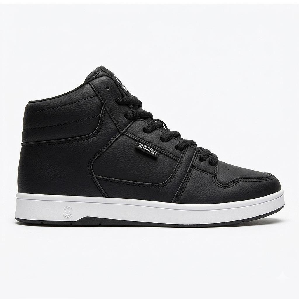 Zapatillas Urbanas Hombre Spitfire High Top New Season Negro Blanco-0