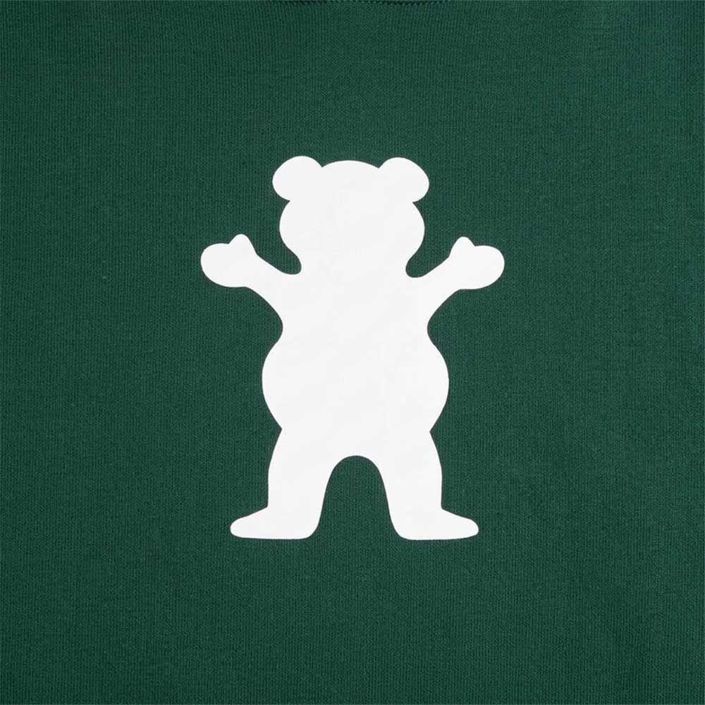 Polerón Hombre Grizzly Griptape OG Bear Verde Blanco-1