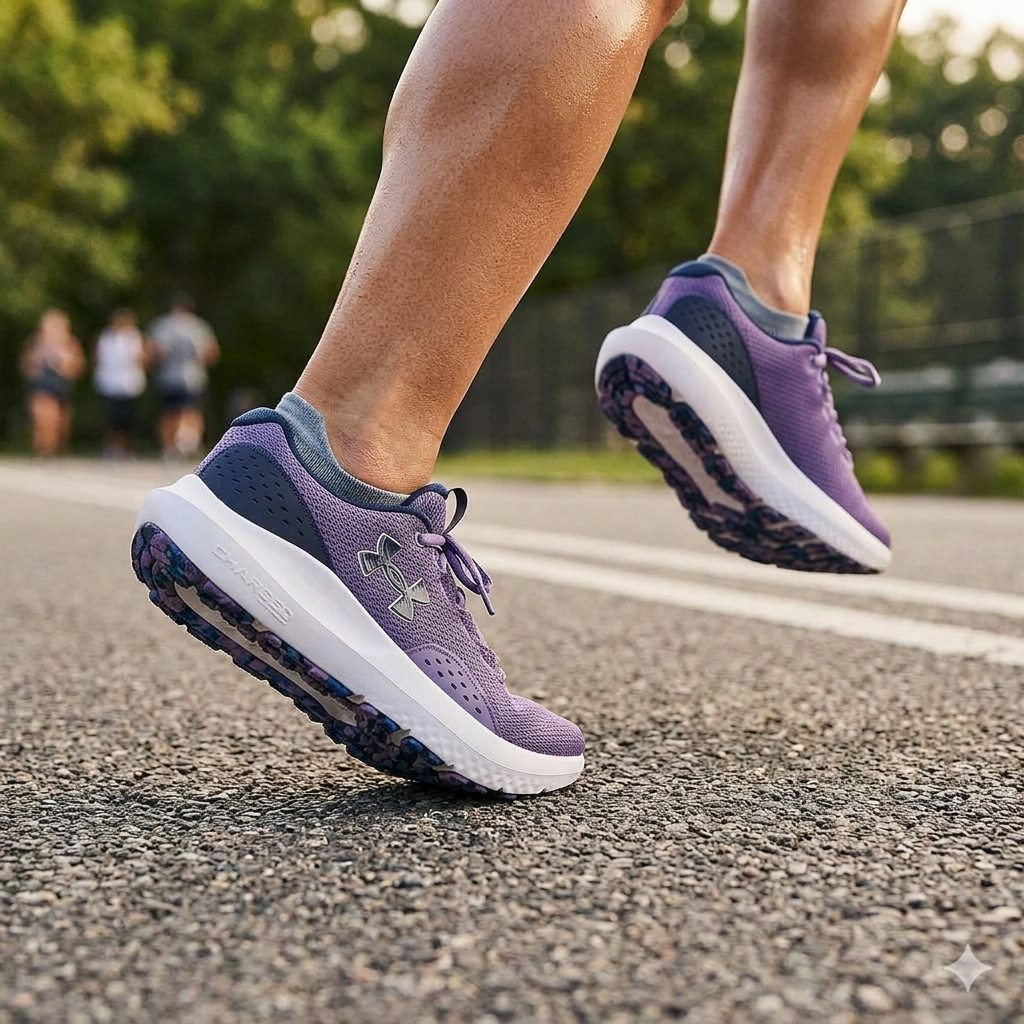 Zapatilla Running Mujer Under Armour Surge 4 Purple-1