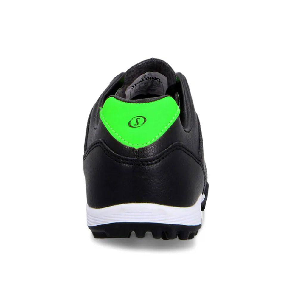 Zapatilla Baby Futbol Tf Junior Goal Verde Neon Negro-2