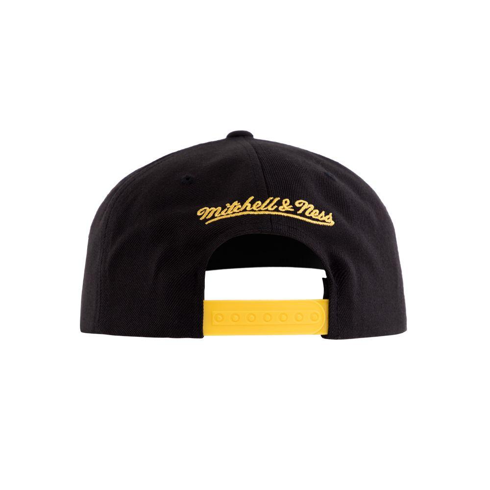 Gorro Lakers Puzzle Negro Amarillo Mitchell And Ness-3