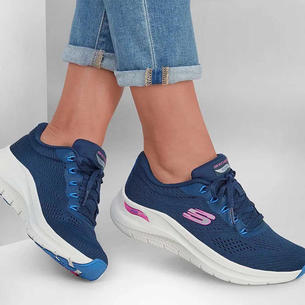 Zapatillas Urbanas Mujer Skechers Arch Fit 2.0 Big League 150051-NVMT-5