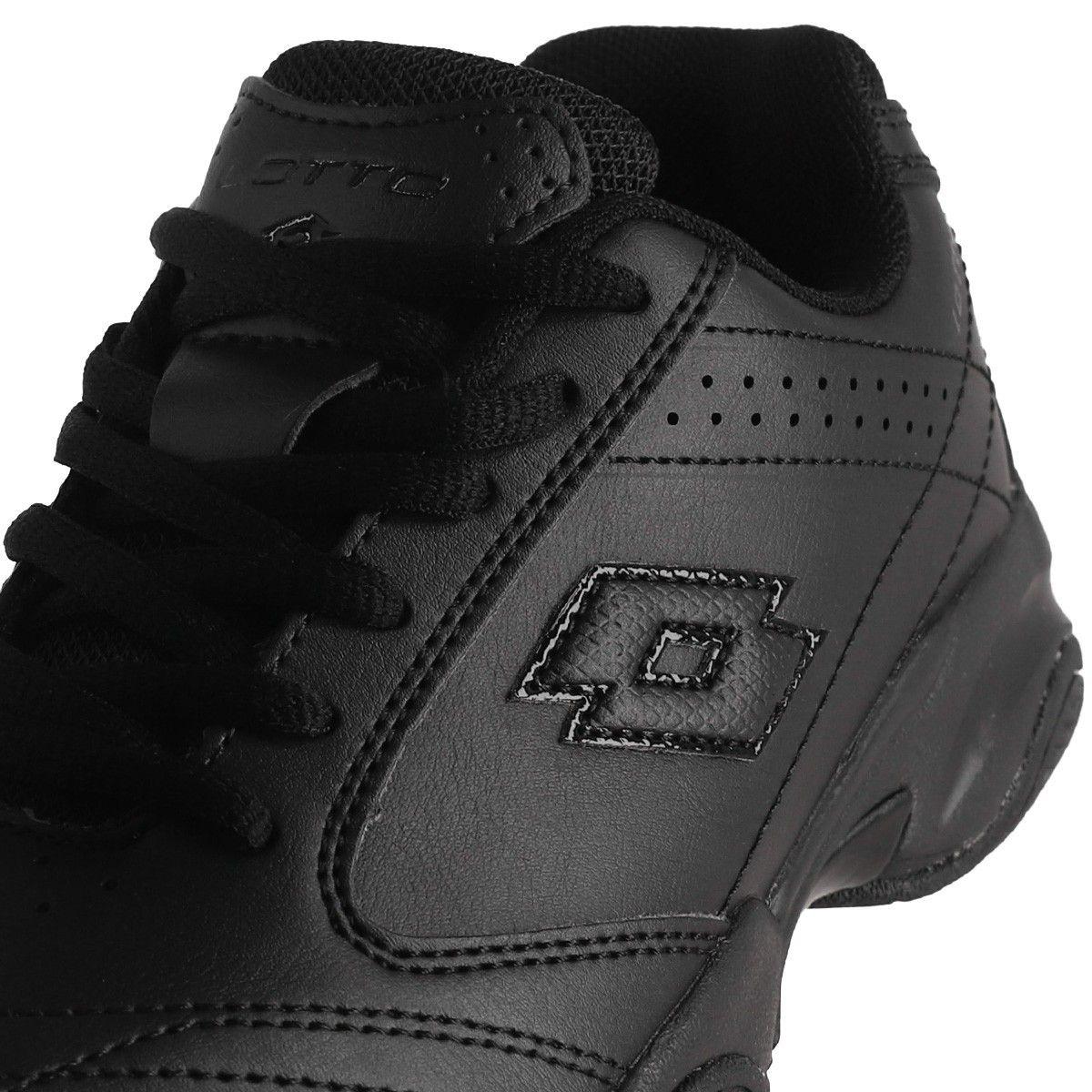 Zapatilla Urbana Hombre Lotto Court Negra-6