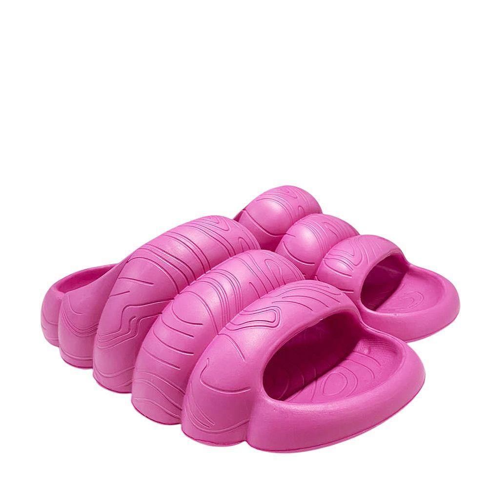 Sandalia Slip On Clouds Fucsia Mujer-1