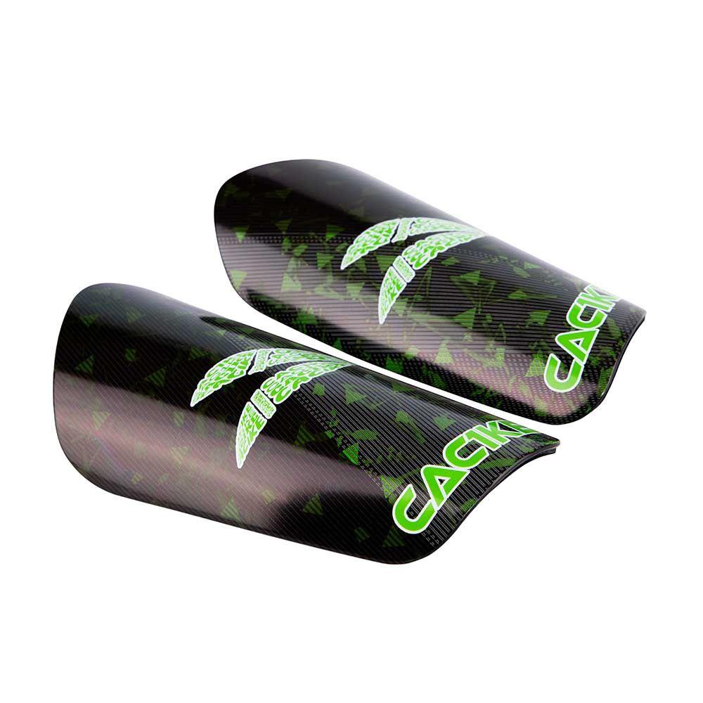 Canilleras De Futbol Cac1Ke Pluma Negro-Verde-3