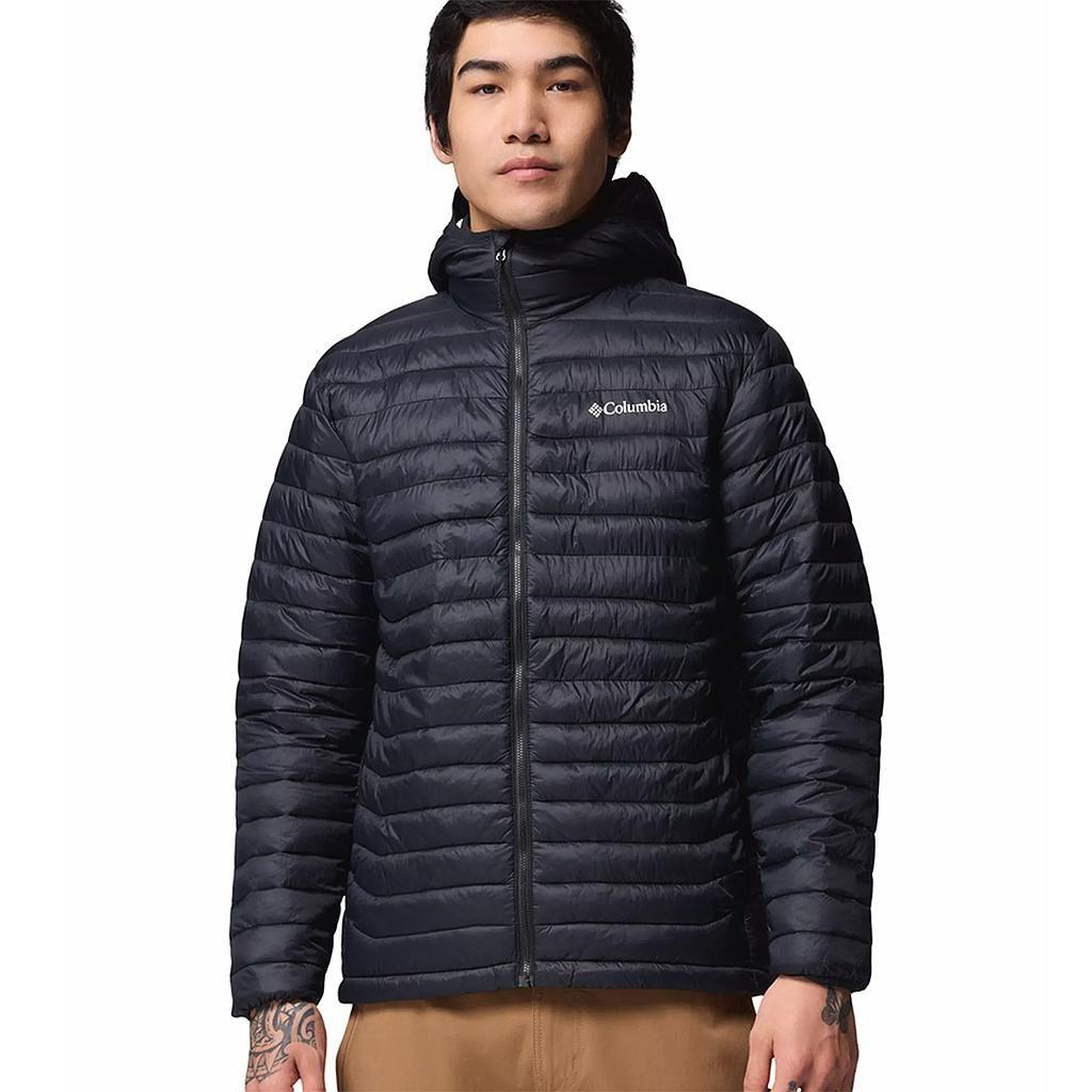 Parka Hombre Columbia Powder Pass Hooded Negro-0