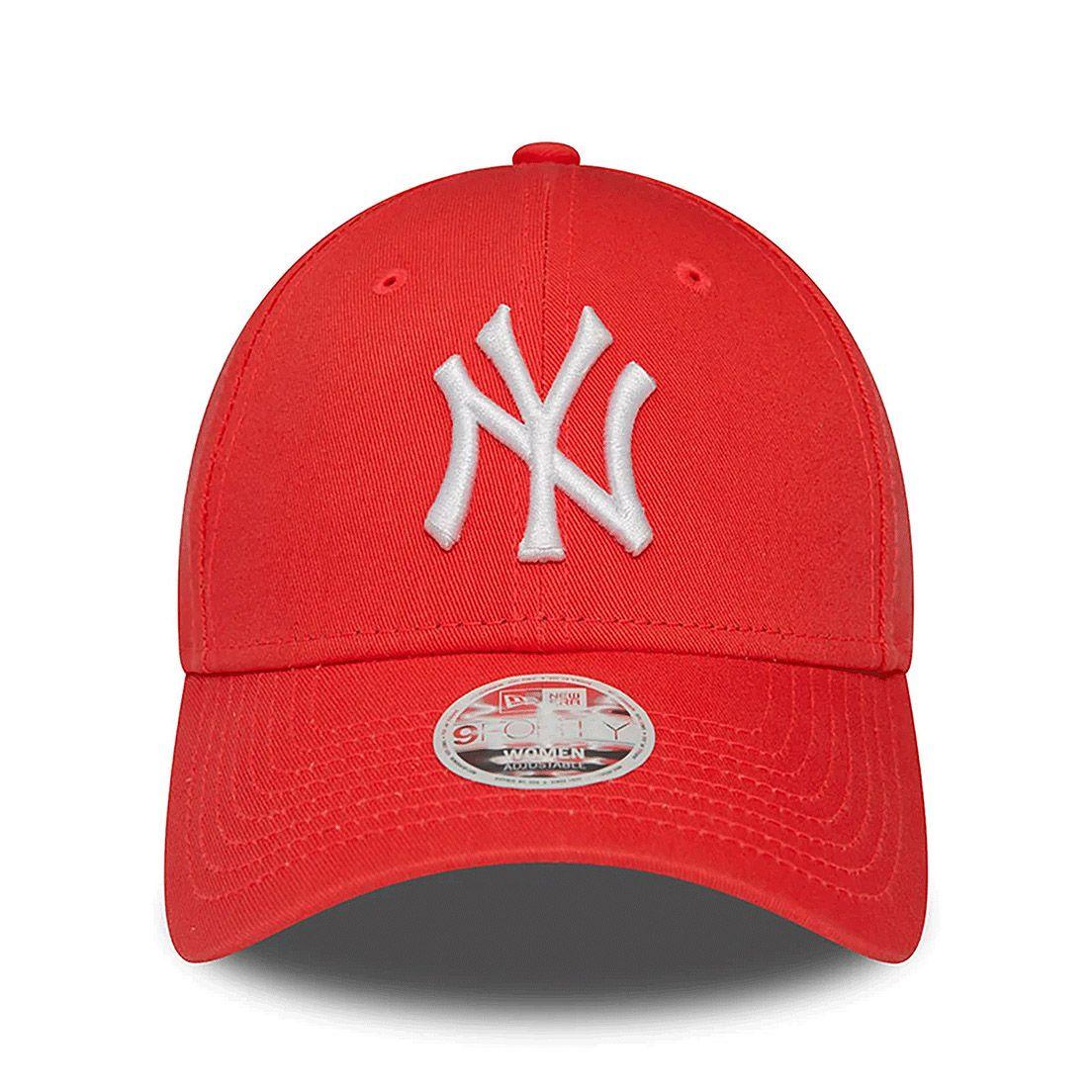 Jockey Gorra New Era 9FORTY NY Yankees League Essential Cap Red Women-1