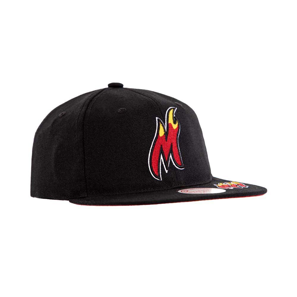 Gorro Snapback Nba Dead Remix Deadstock Heat Mitchell And Ness-2
