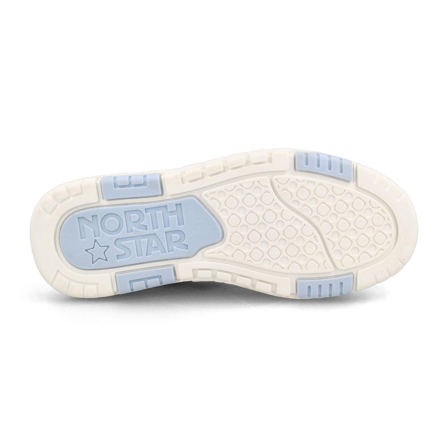 Zapatilla Mujer North Star Skater Wave Blanco Azul-4