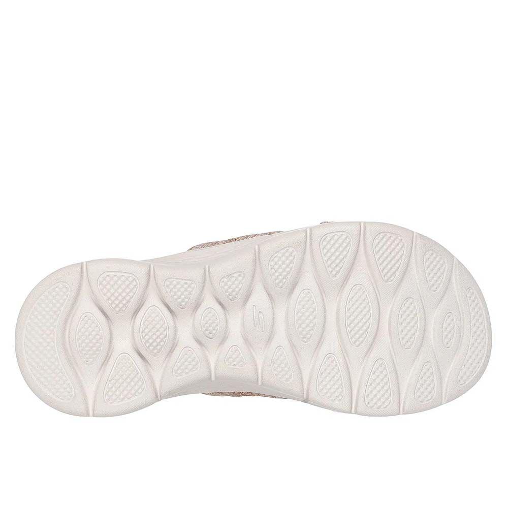 Sandalias Urbanas Mujer Skechers Go Walk Flex Sandal Impress Beige-4