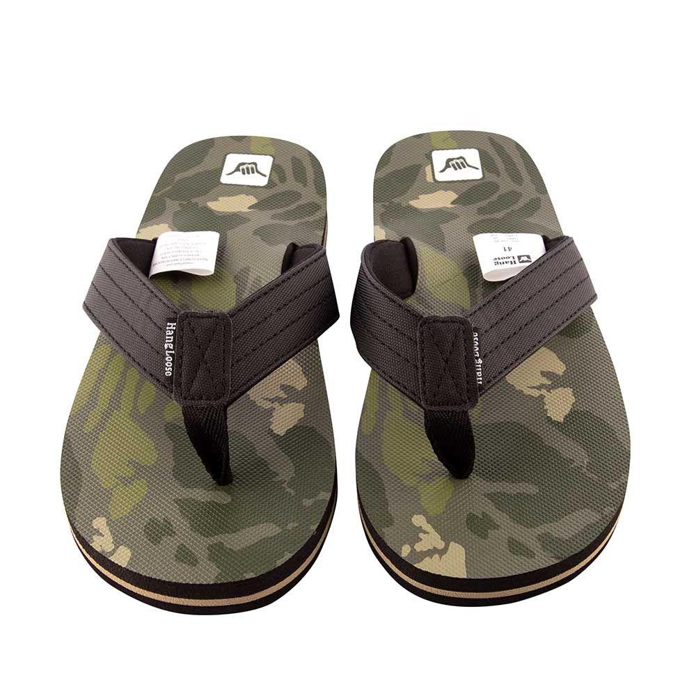 Sandalia Hombre Camo Verde Hang Loose-2
