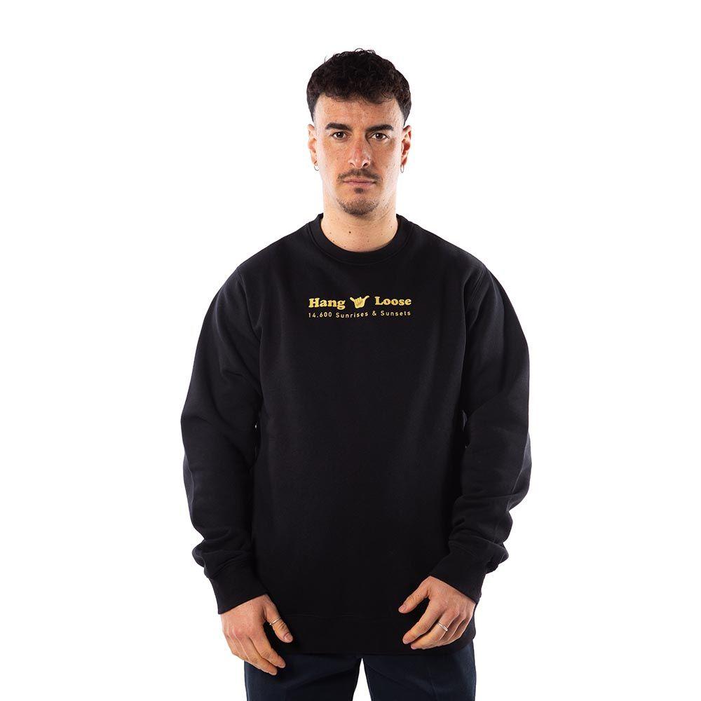 Polerón Hombre Hang Loose Crew Black Sunrise & Spirit-0