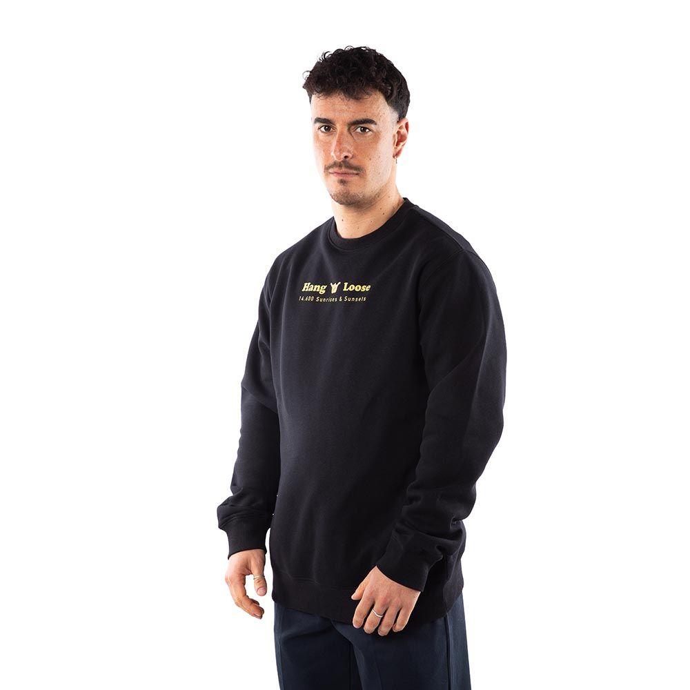 Polerón Hombre Hang Loose Crew Black Sunrise & Spirit-1