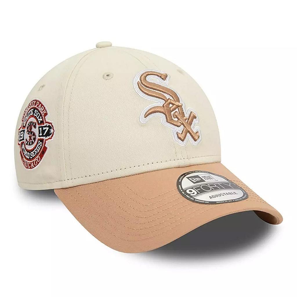 Jockey Gorra New Era 9Forty Chicago White Sox MLB Ws Colour Block Med Beige-0