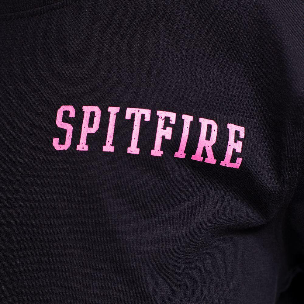 Polera Niño Manga Larga Ride The Fire Negro Spitfire-22