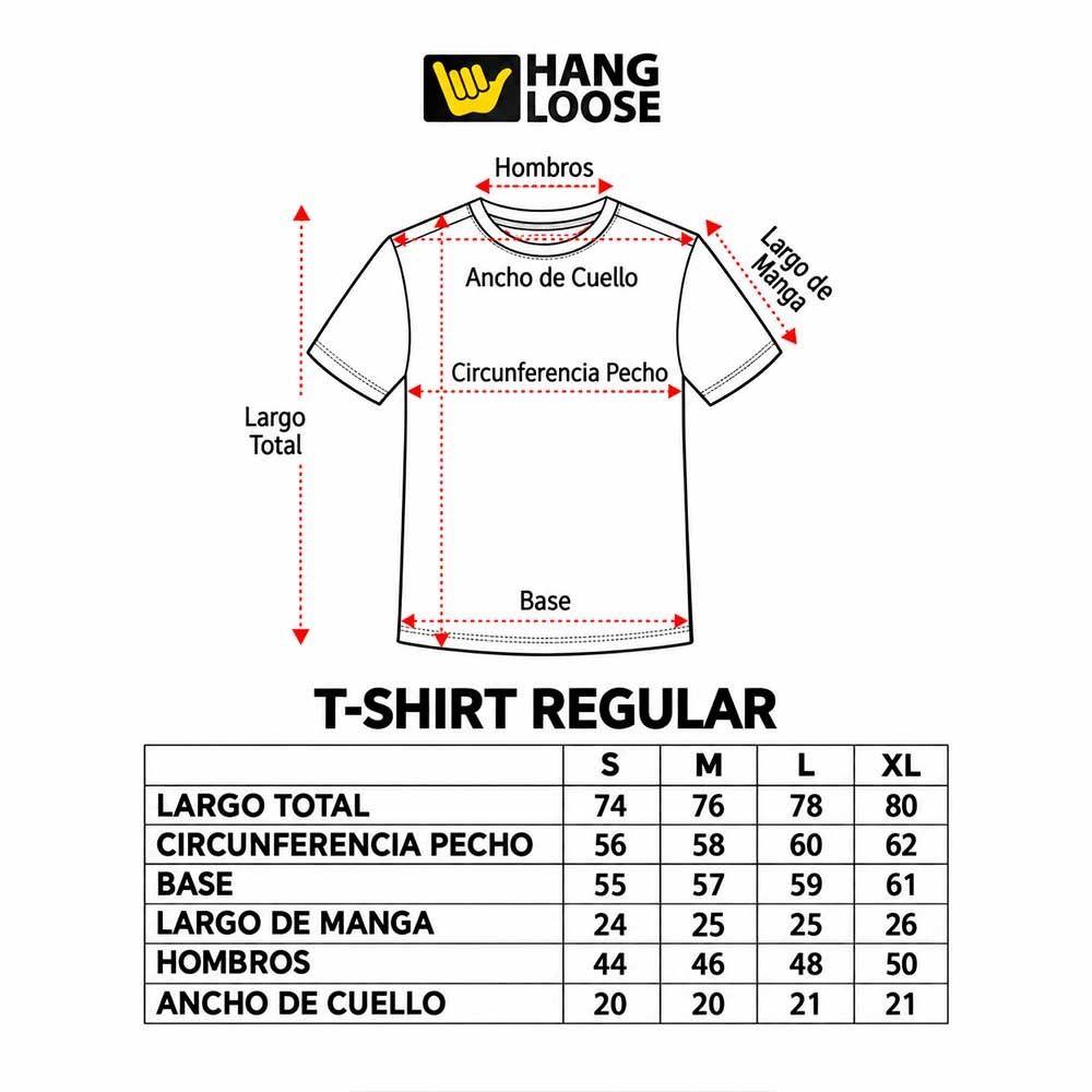 Polera Hombre T-Shirt Hang Loose White Essencial-5