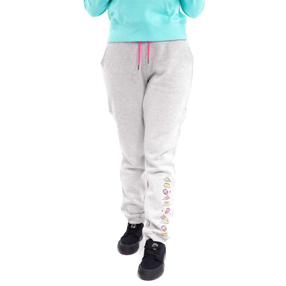 Jogger mujer skate like a girl gris melange Spitfire-0